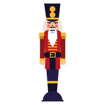 Christmas nutcracker design Stock Illustration