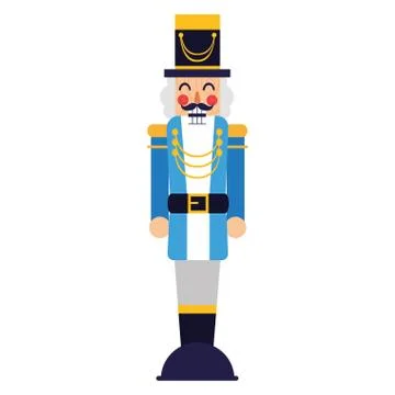 Christmas nutcracker design Stock Illustration