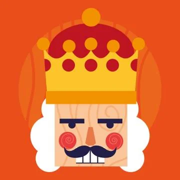 Christmas nutcracker design Stock Illustration