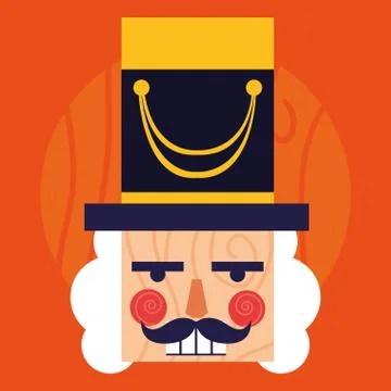 Christmas nutcracker design Stock Illustration