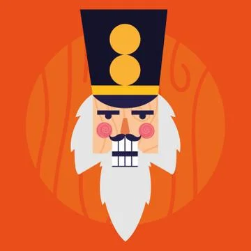 Christmas nutcracker design Stock Illustration