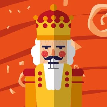 Christmas nutcracker design Stock Illustration