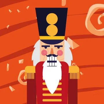 Christmas nutcracker design Stock Illustration