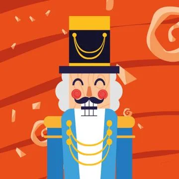 Christmas nutcracker design Stock Illustration