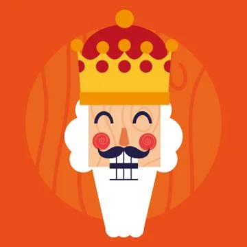 Christmas nutcracker design Stock Illustration