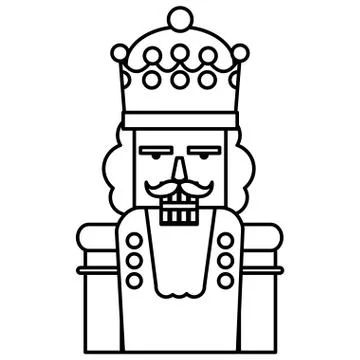 Christmas nutcracker design Stock Illustration