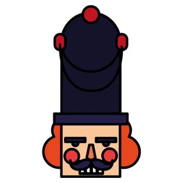 Christmas nutcracker design Stock Illustration