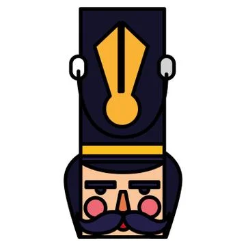 Christmas nutcracker design Stock Illustration