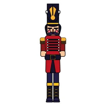 Christmas nutcracker design Stock Illustration