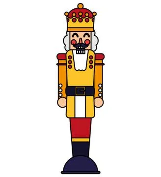 Christmas nutcracker design Stock Illustration