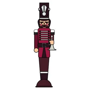 Christmas nutcracker design Stock Illustration