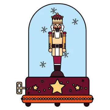 Christmas nutcracker design Stock Illustration