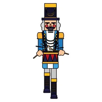 Christmas nutcracker design Stock Illustration