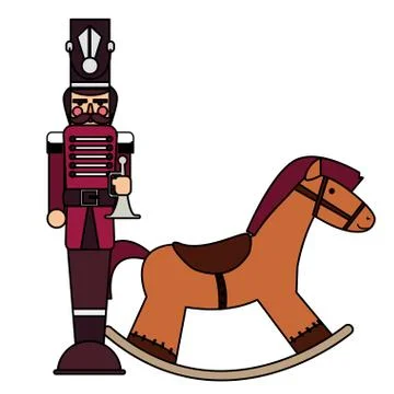 Christmas nutcracker design 스톡 일러스트