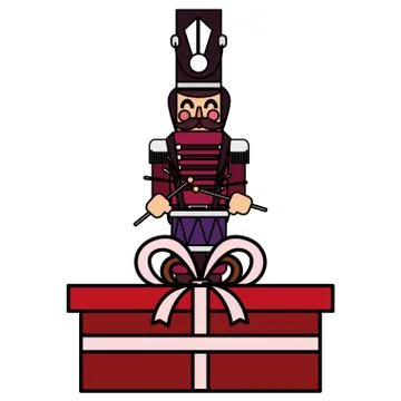 Christmas nutcracker design Stock Illustration