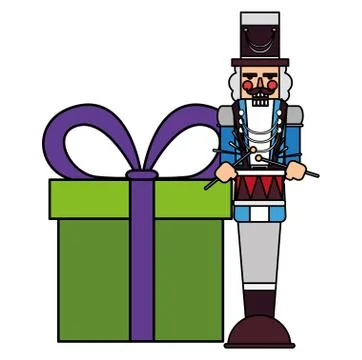 Christmas nutcracker design Stock Illustration