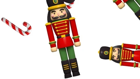 Christmas Nutcracker Stock Footage 120538026