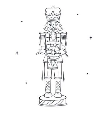 Christmas nutcracker Stock Illustration