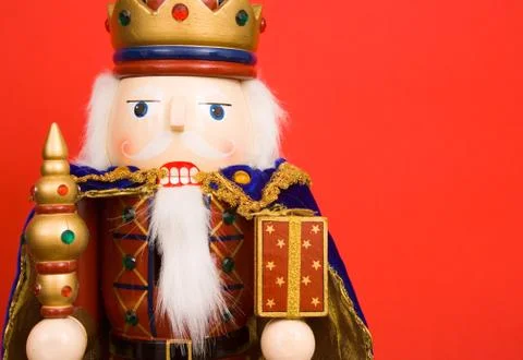 Christmas nutcracker Stock Photos