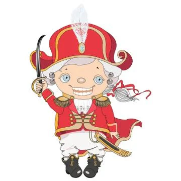 Christmas nutcracker soldier figurine Illustrazione stock