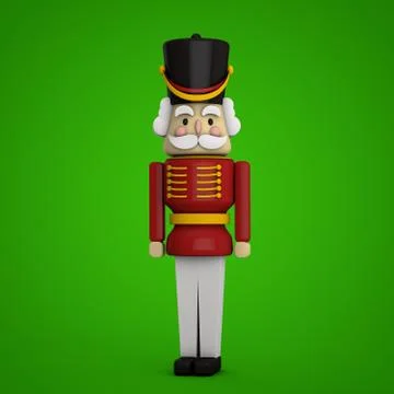 Christmas Nutcracker Soldier Stock Illustration