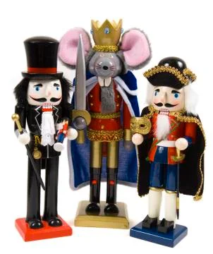 Christmas nutcrackers Stock Photos