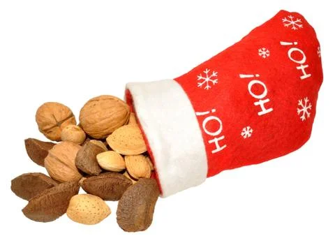 Christmas Nuts Stock Photos
