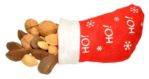 Christmas Nuts Stock Photos