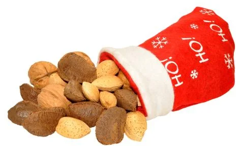 Christmas Nuts Stock Photos
