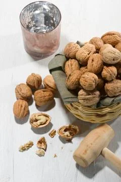 Christmas nuts Stock Photos