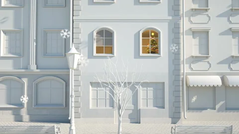Christmas in Old town Stock Footage 100144870