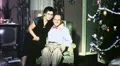 CHRISTMAS OLDER LOVING COUPLE Woman Man Kiss 1960s Vintage Film Home Movie 4577 HD Footage