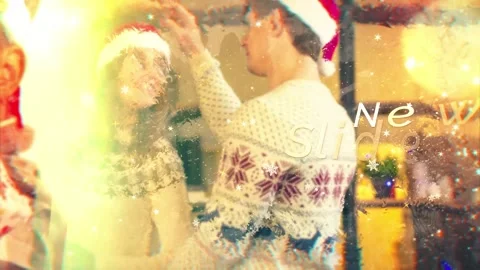 Christmas Opener After Effects stock