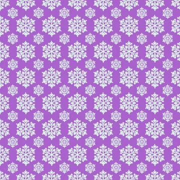 Christmas or new year pattern with snowflakes Stock Illustration