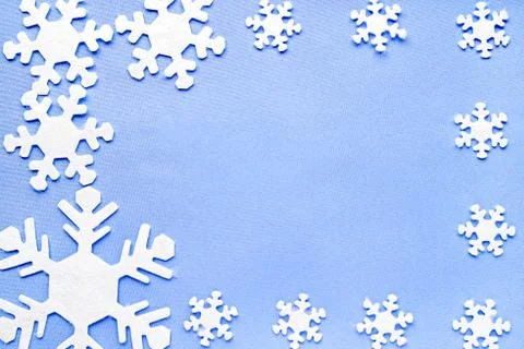 Christmas or winter composition Stock Photos