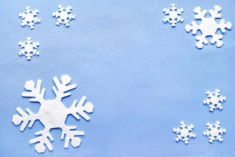 Christmas or winter composition. Stock Photos