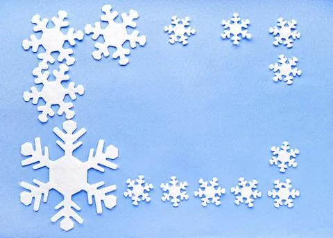 Christmas or winter composition. Stock Photos
