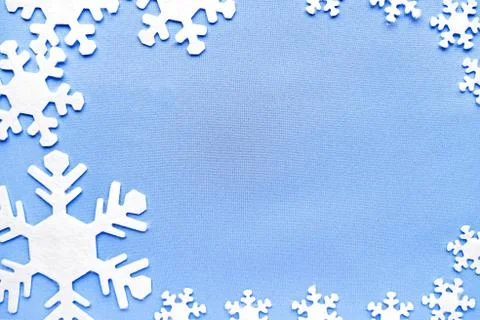 Christmas or winter composition. Stock Photos