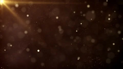 Christmas orange background with particles and bokeh Stock Footage 244055734