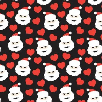 Christmas Orange Holiday seamless pattern background 스톡 일러스트