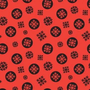 Christmas Orange Holiday seamless pattern background Illustrazione stock