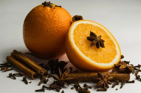 Christmas orange Stock Photos