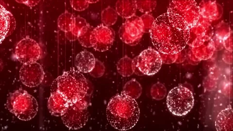 Christmas ornament background Stock Footage 219346424