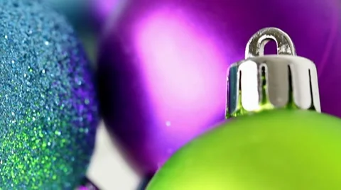 Christmas ornaments Stock Footage 8764227