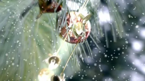 Christmas Ornaments Stock Footage 8912648