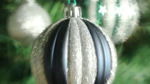 Christmas Ornaments Stock Footage 10736861