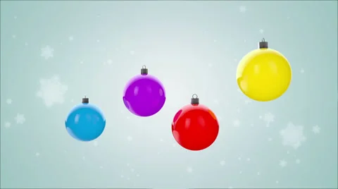 Christmas ornaments Stock Footage 32869140