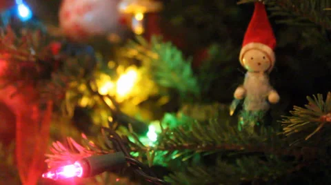 Christmas Ornaments Stock Footage 33806028