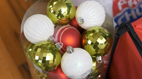 Christmas Ornaments Stock Footage 120638208