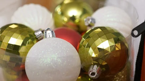 Christmas Ornaments Stock Footage 120638328